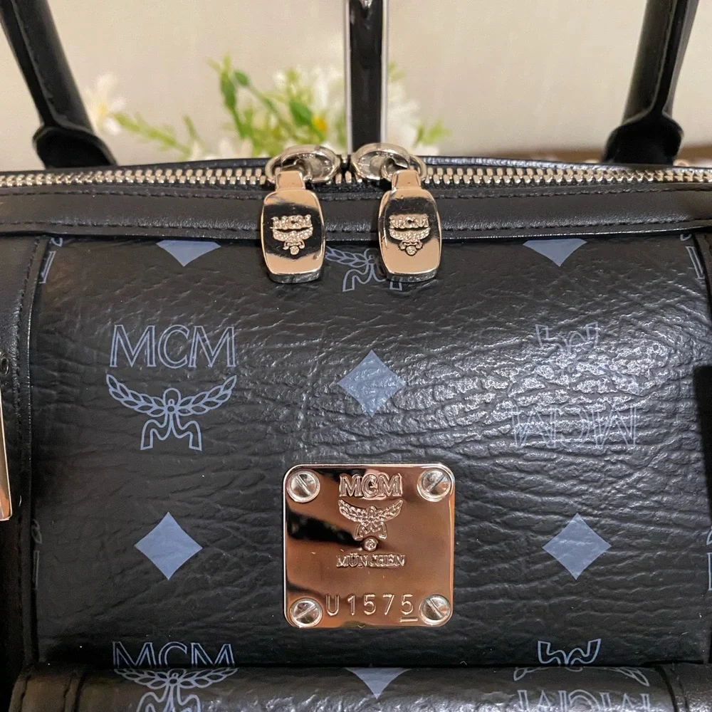 MCM Visetos Boston Bag - Picture 4 of 15